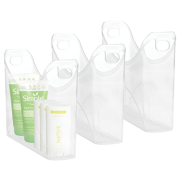 Buy bHome Pantry Organization Storage Clear Plastic Storage Bins, Fridge Freezer Organizer Bins