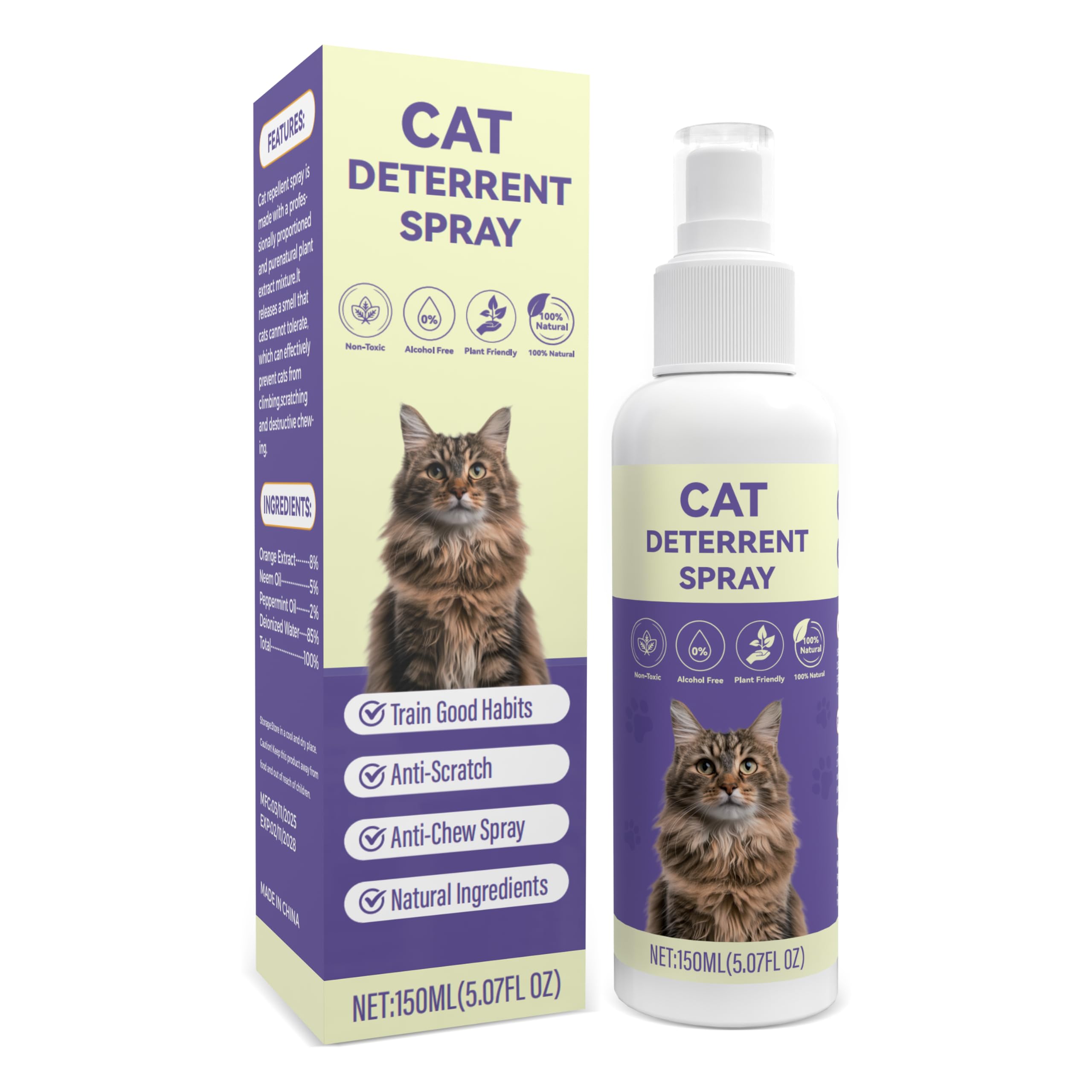 Yayabb Cat Deterrent Spray