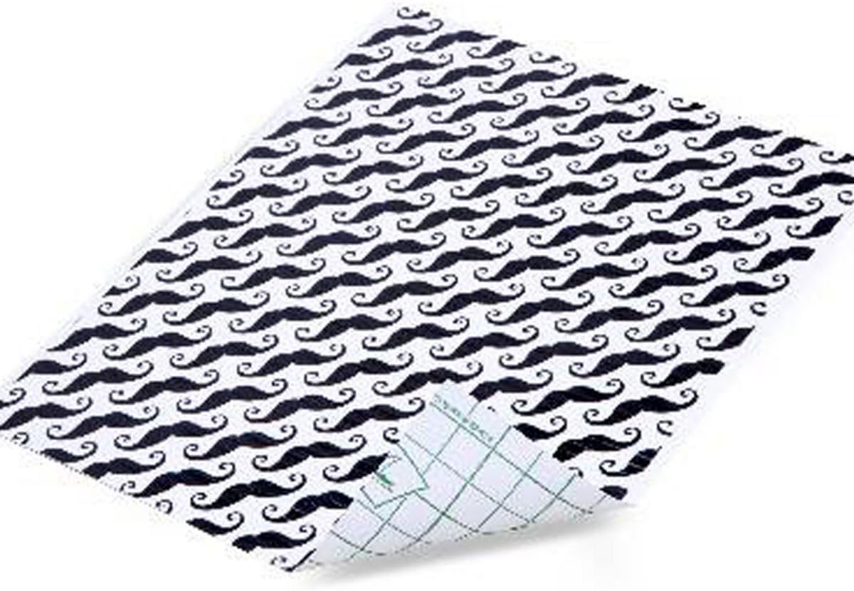 SHURTECH BRANDS 282717 8.25 x 10-Inch Duck Tape Mustache Sheet