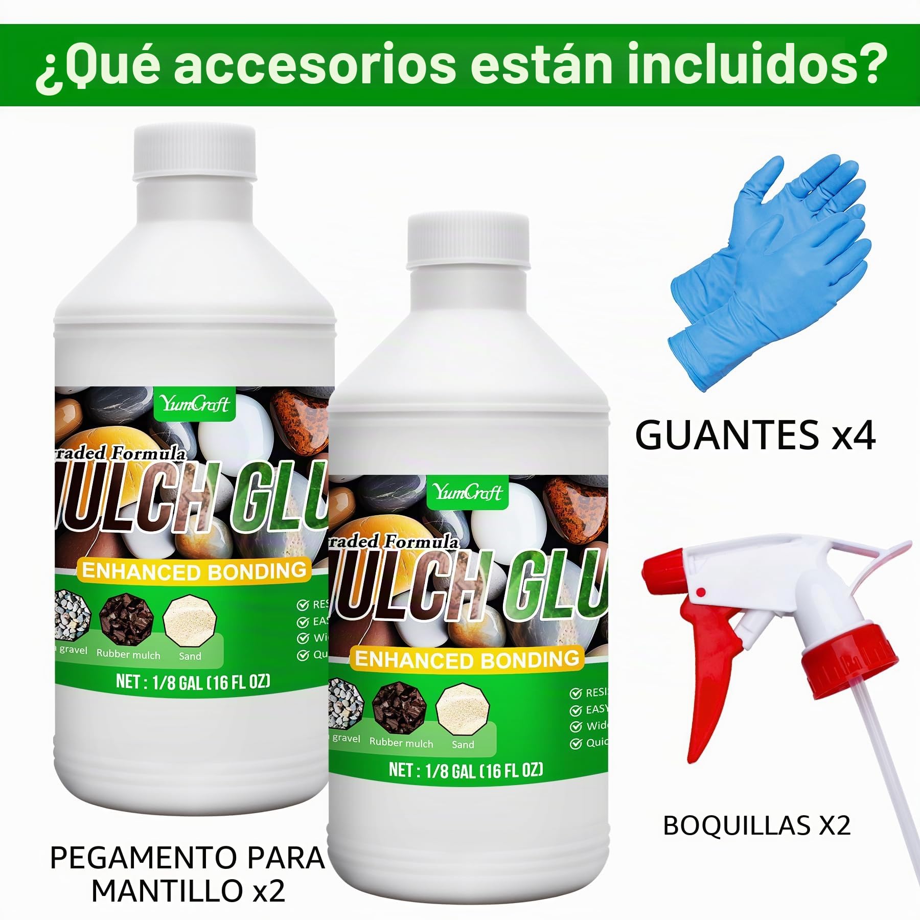 Resina Fijador Grava 1 litros, Pegamento De Grava De Resina Adecuado Para Terrazas Y Caminos JardíN, Paisajismo, Caminos De JardíN, Adhesivo pegamento No TóXico, FáCil De Usar, Durar Hasta 3 AñOs