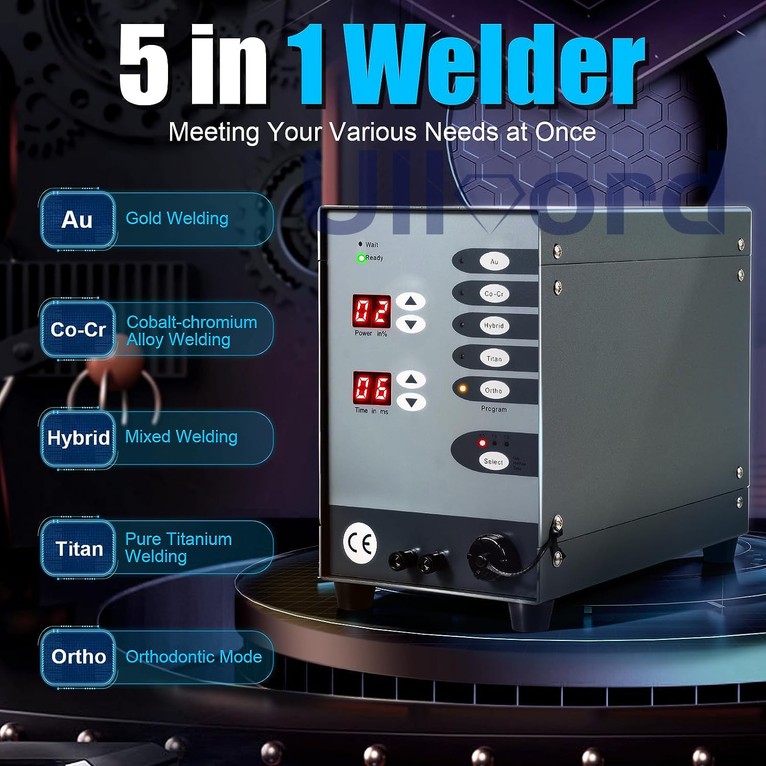 Automatic Spot Welder Pulse Argon Arc Welding Machine Jewelry Welder 110V laser welding machine for Jewelry Welding Jewelry Repair Tool 50-600A,100W