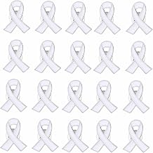 Awareness Enamel Lapel Pin – Nickel and Gold Plated Ribbon Pin – Prevention and Awareness Ribbon – Jewelry Brooch Pin with Secure Clutch Back