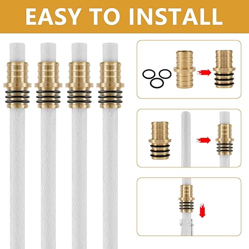 Miniatura 3 de Kit de 12 antorchas para botellas de vino, kit de antorcha de botella de vino ligero, con 4 mechas de antorcha, 4 soportes de mecha de antorcha de