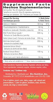 Bio Nutrition Liver Wellness, 60 Vegetarian Capsules