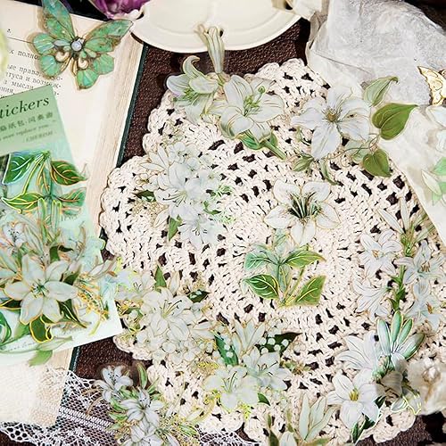 Vista 97 de Alideco 120 calcomanías para álbumes de recortes, manual de personajes, álbumes de recortes, diario de basura, manualidades, decoración de adornos