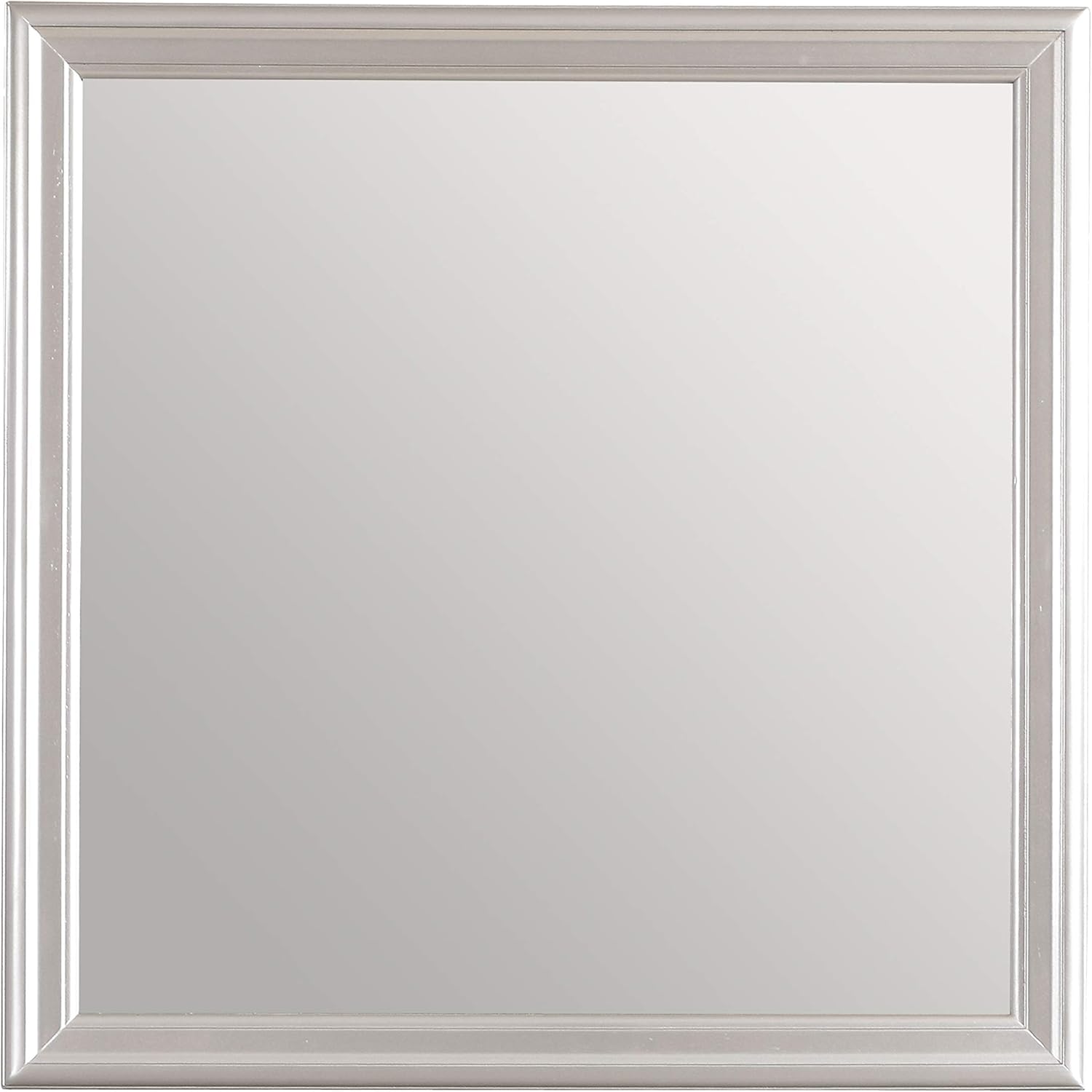 Glory Furniture Bedroom Mirror, Silver Champagne