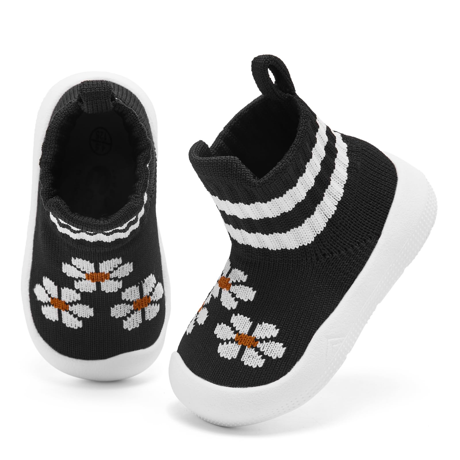 Engtoy Baby Shoes & Socks - Non-Slip Breathable Slippers with Soft Rubber Sole - Baby Boys & Girls Slip On Sneakers