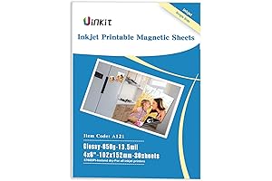 Uinkit 30 Sheets Printable Magnets for Endless Crafting Possibilities