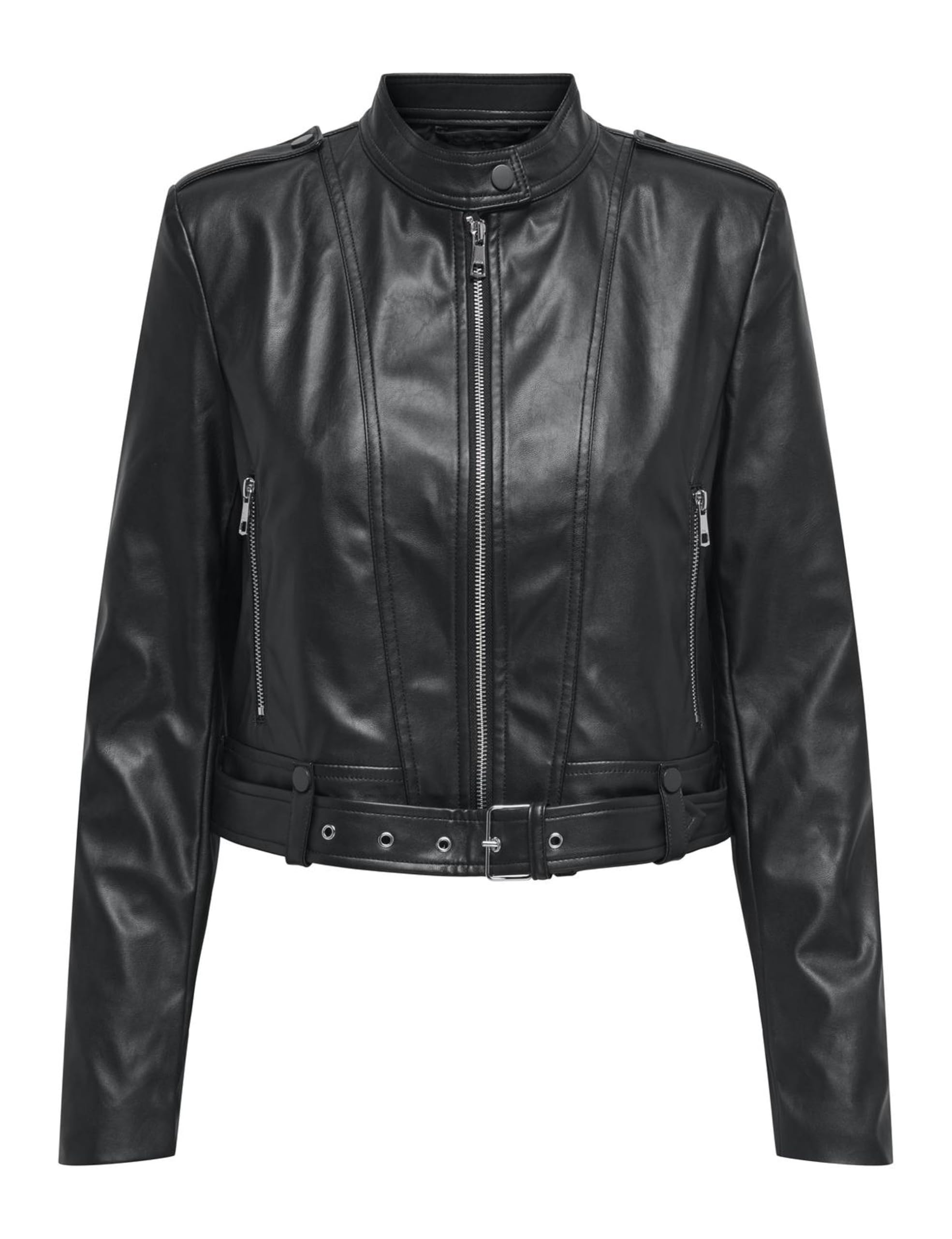 ONLY Onlsadie Cc OTW Women's Faux Leather Jacket, black, x_s