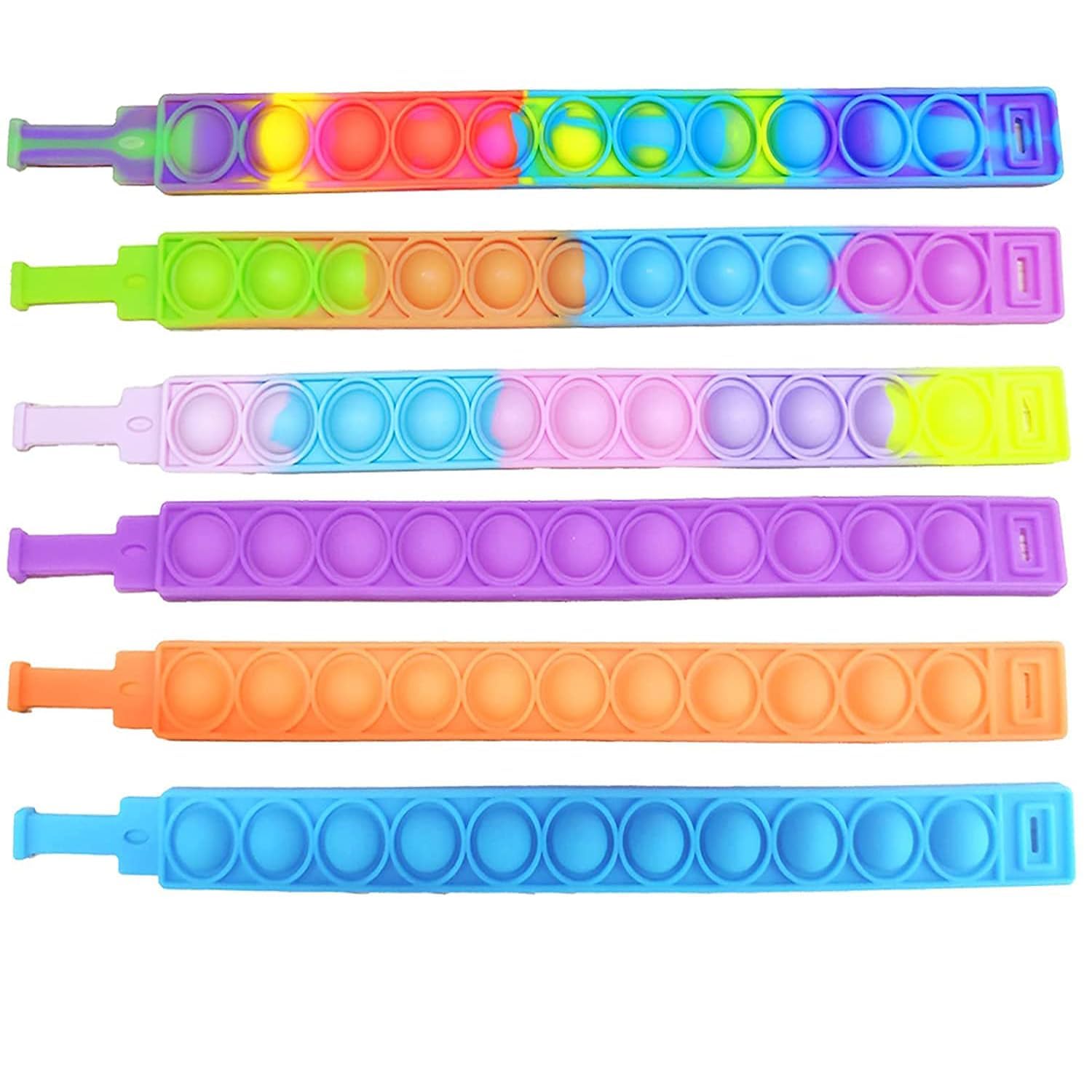 Popit Wrist Band Bracelet for Kids|Rakhi for Boys| Return Gift for Kids | Silicone Pop IT for Kids(Pack of 8 Colourful Pop IT Bands) (B0DCBXD746) Amazon Price History, Amazon Price Tracker