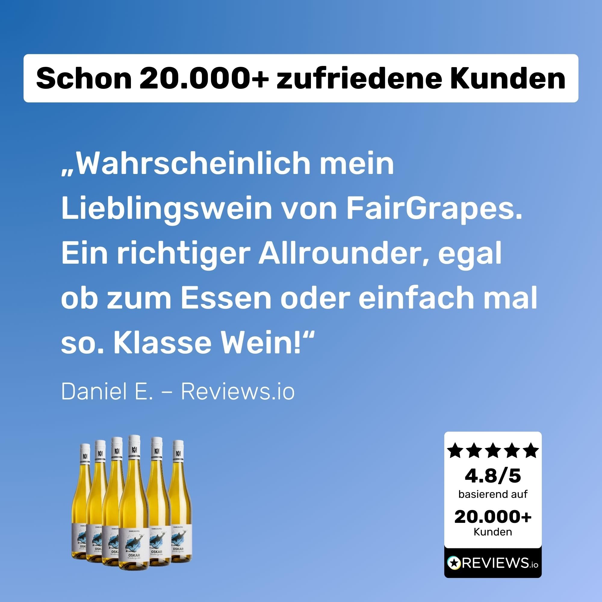 FairGrapes Grauburgunder »Oskar« | 91 Punkte Falstaff | VDP.Gutswein | Weißwein Trocken | Honigmelone & Nüsse | Geschenkidee (6 x 0.75 l)