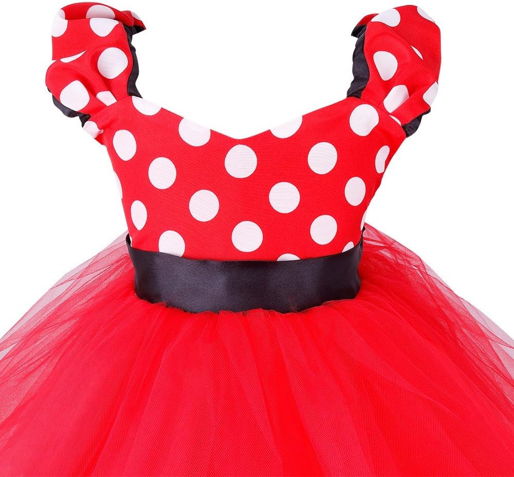 FEESHOW Baby Girls Mouse Birthday Party Fancy Tutu Dress Up Costume