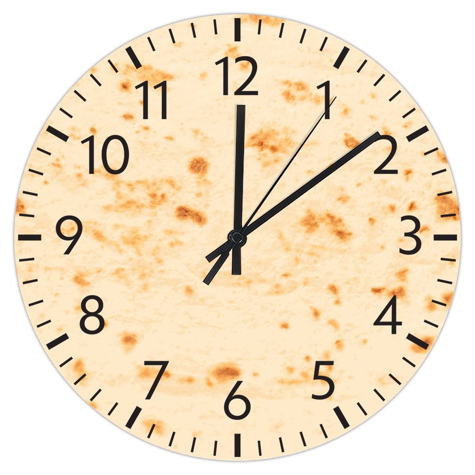 Horloge murale de 30,5 cm silencieuse à piles pour la maison