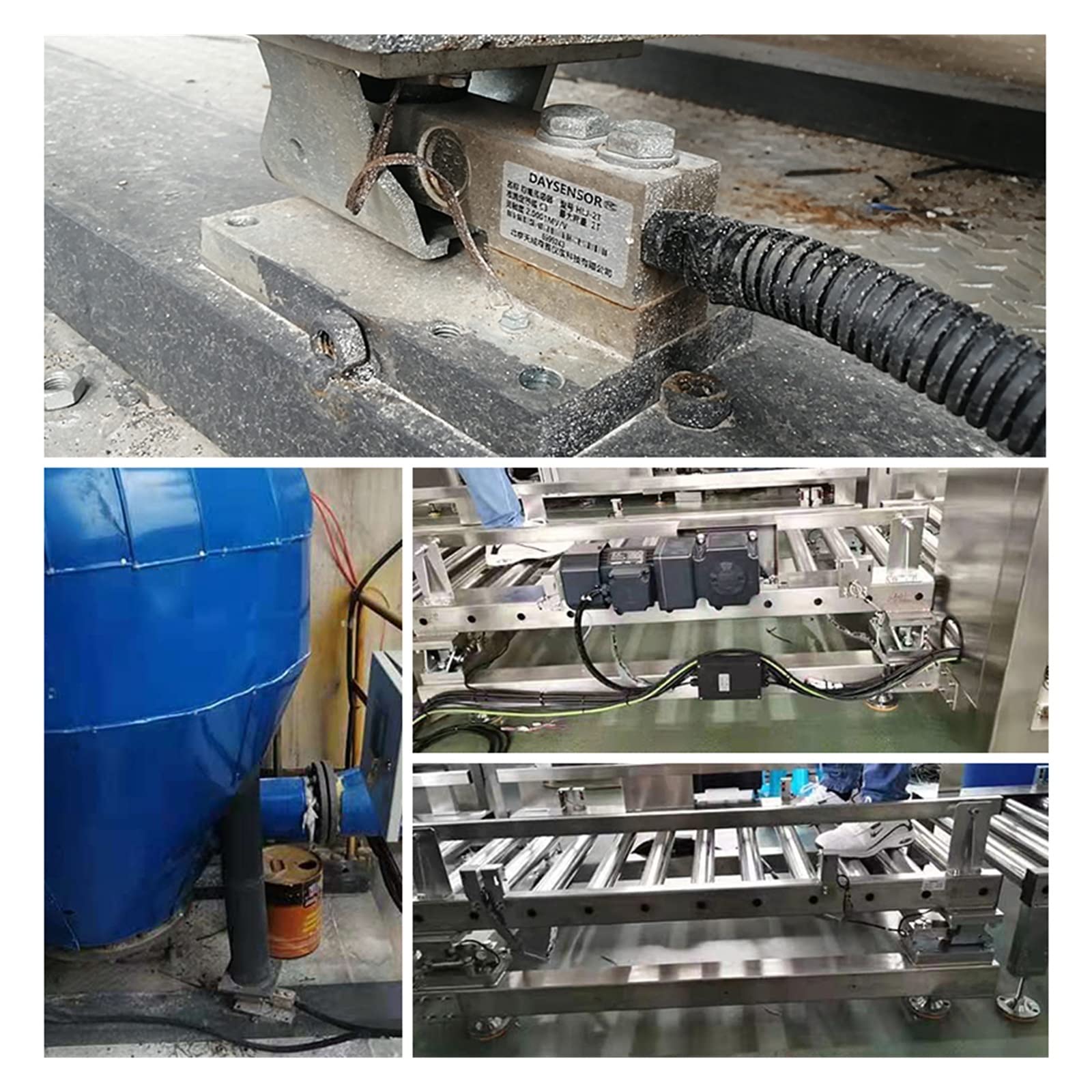 Indicateur de Poids Module de pesage haute précision cellule charge 5T capteur force anti-déflagrant IP65 acier allié 1000kg for la balance camion trémie réservoir dosage(500KG-01)