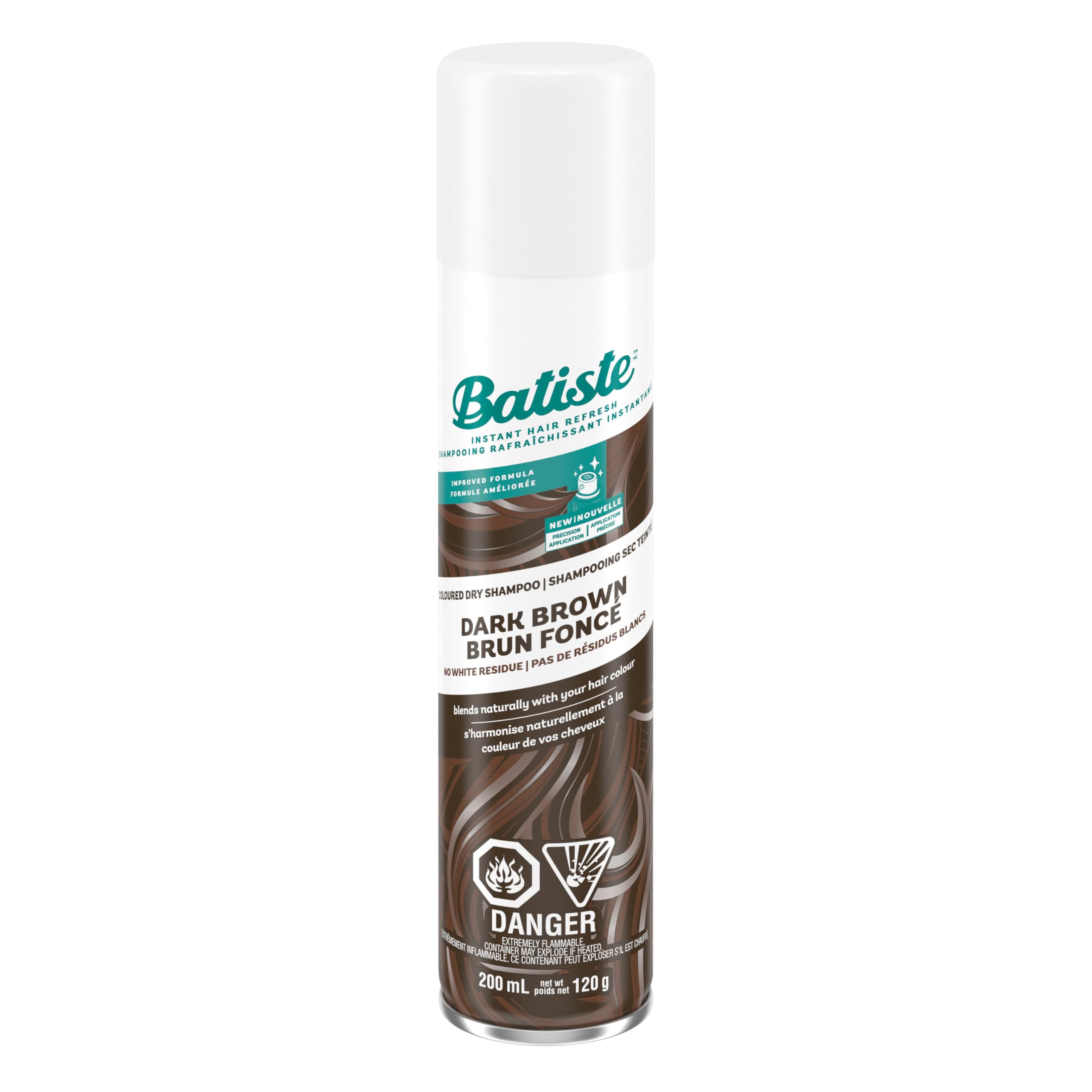 Batiste Dry Shampoo Dark & Deep Brown 200ml (並行輸入品)