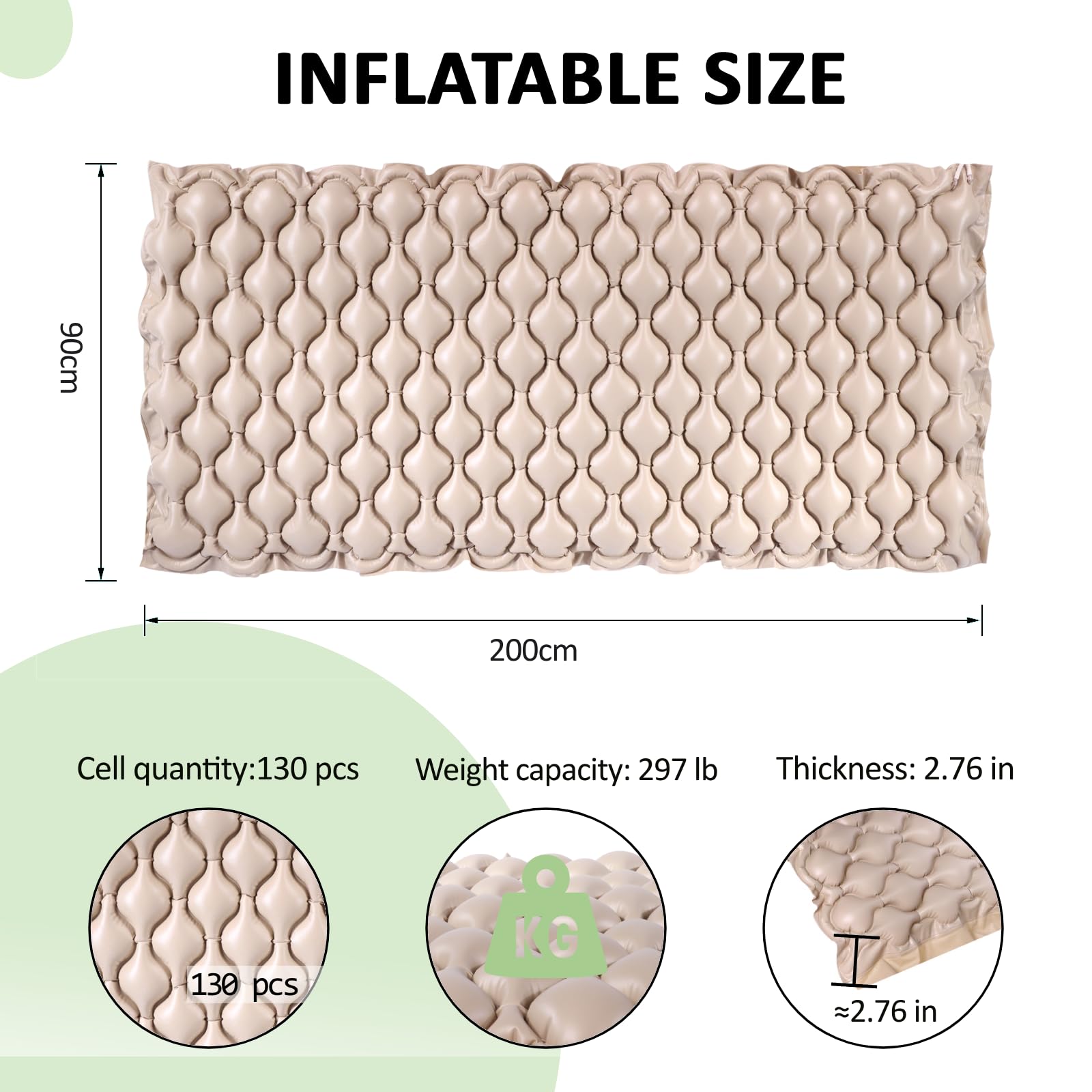 Alternating Air Pressure Mattress for Hospital Beds Sores and Home Use Air Mattresses