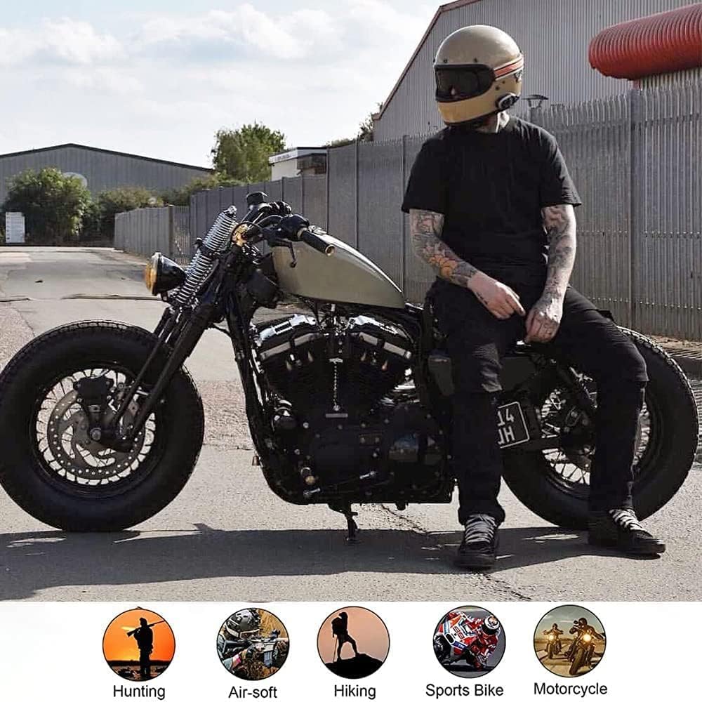 LOMENG Motorcycle Riding Pants Motorbike Motocross Cycling Jeans Safety CE Knee Hip Removable Armored All Seasons for Men - Image 7