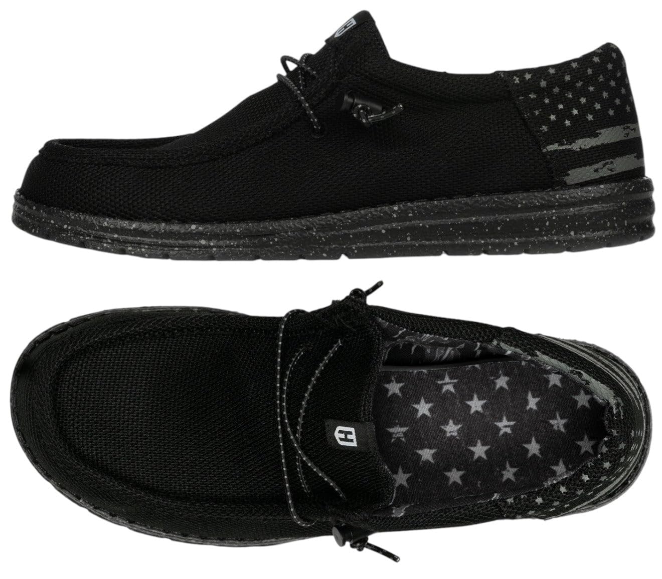 Howitzer Men's Slip-On Shoes We The People Patriot Sneakers with Camo Print Footwear