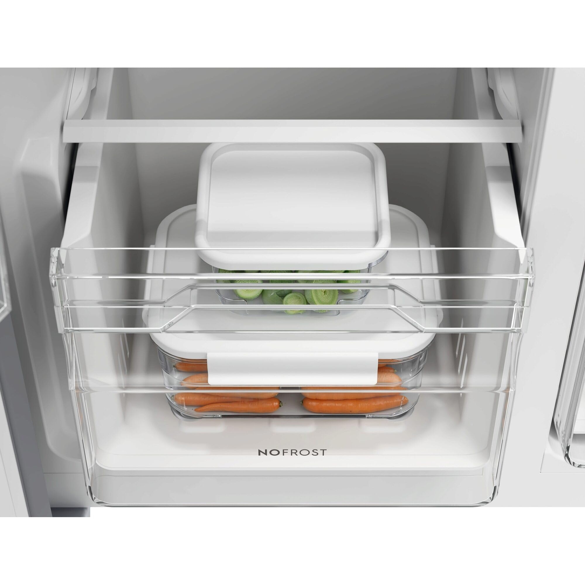 Electrolux EAT6ME53K0 Frigorifero Combinato Libera Installazione, 532 L (347+185), TwinTech Total No Frost, Classe E, Cooling 360°, Controllo Umidità, FastFreeze, Controlli Touch, 39 dB, Nero