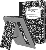 Vista 25 de Fintie Funda con soporte para Kindle de 6 pulgadas (11ª generación-versión 2024/2022), funda de piel sintética con ranura para tarjeta de Mármol