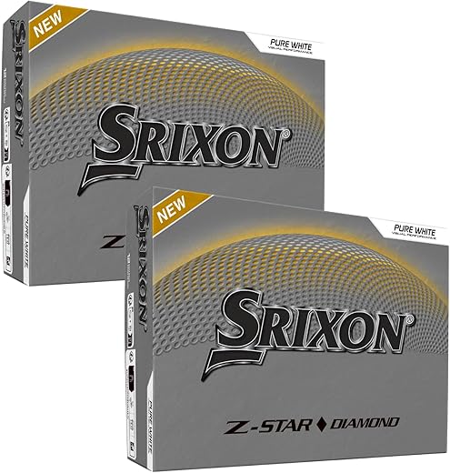 Z-STAR ? DIAMOND Limited Edition Double Dozen Golf Balls, White - Srixon