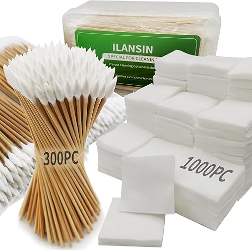 Miniatura 12 de 1700 suministros de limpieza de armas—1500 parches de limpieza de armas + 200 hisopos de limpieza de armas, trapos de limpieza de armas libres