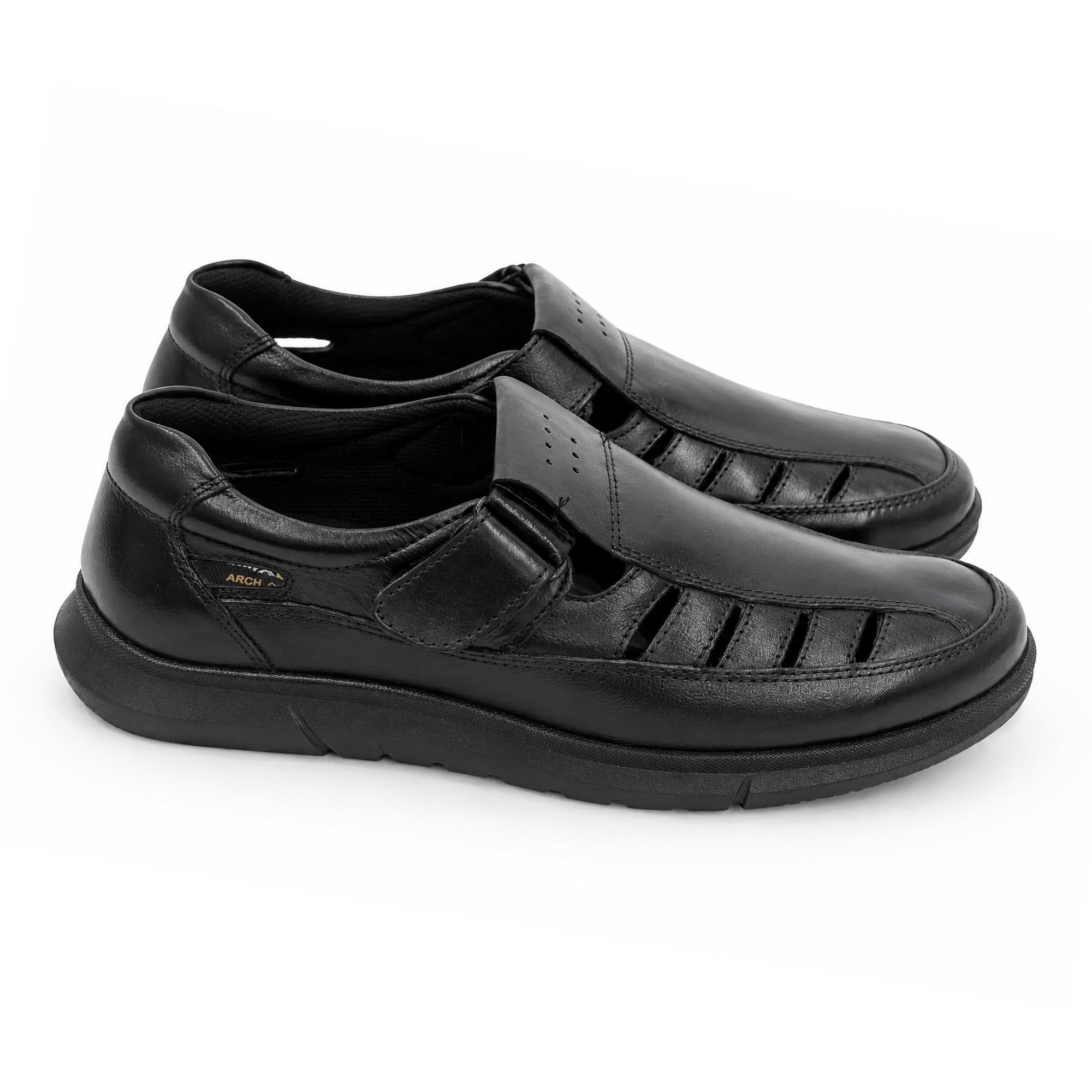 Mens Leather Roman Sandals - KS-KLAP-03-image-4