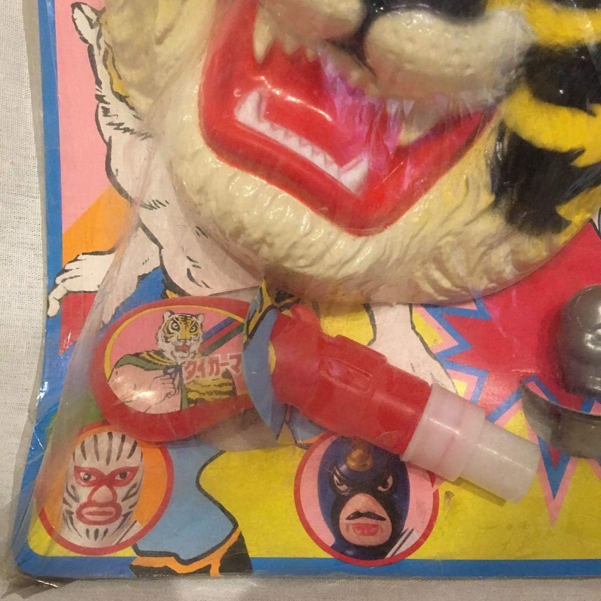 中嶋製作所 タイガーマスク ザ・ライオンマン ソフビ フィギュア 12cm