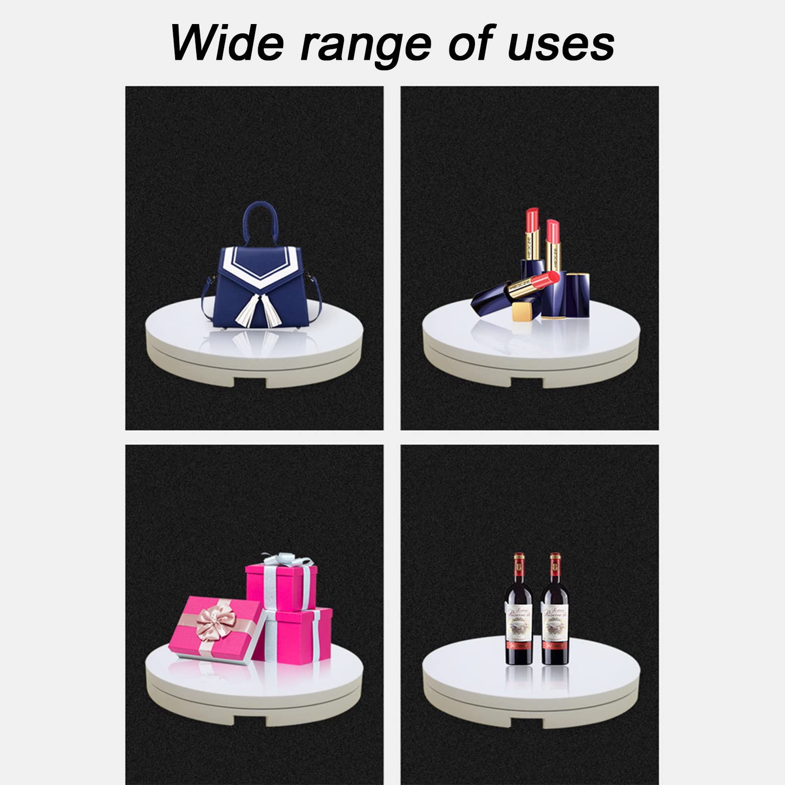 Amazon.co.jp: 電動回転ディスプレイスタンド リモコン付き 360°回転