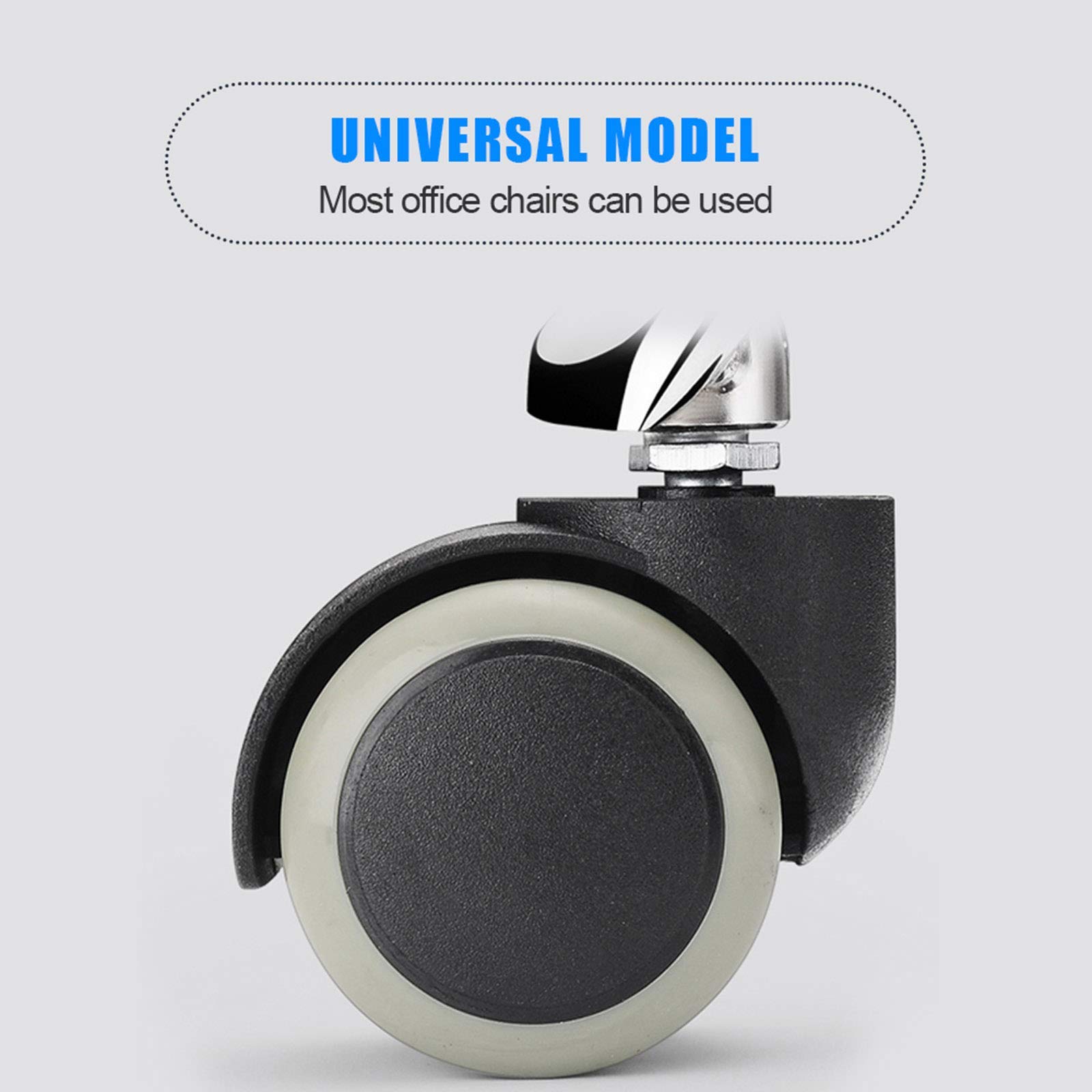 キャスター 白 4個セット casters NYLON 50mm 4PCS ×10 (HD1182ktxY)