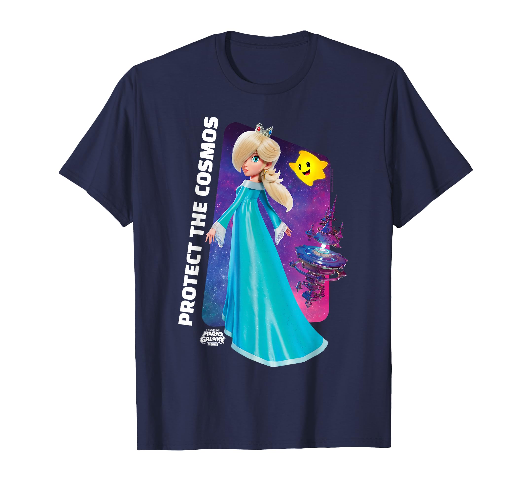 The Super Mario Bros. Movie Rosalina Protect The Cosmos Galaxy T Shirts Tees for Men and…
