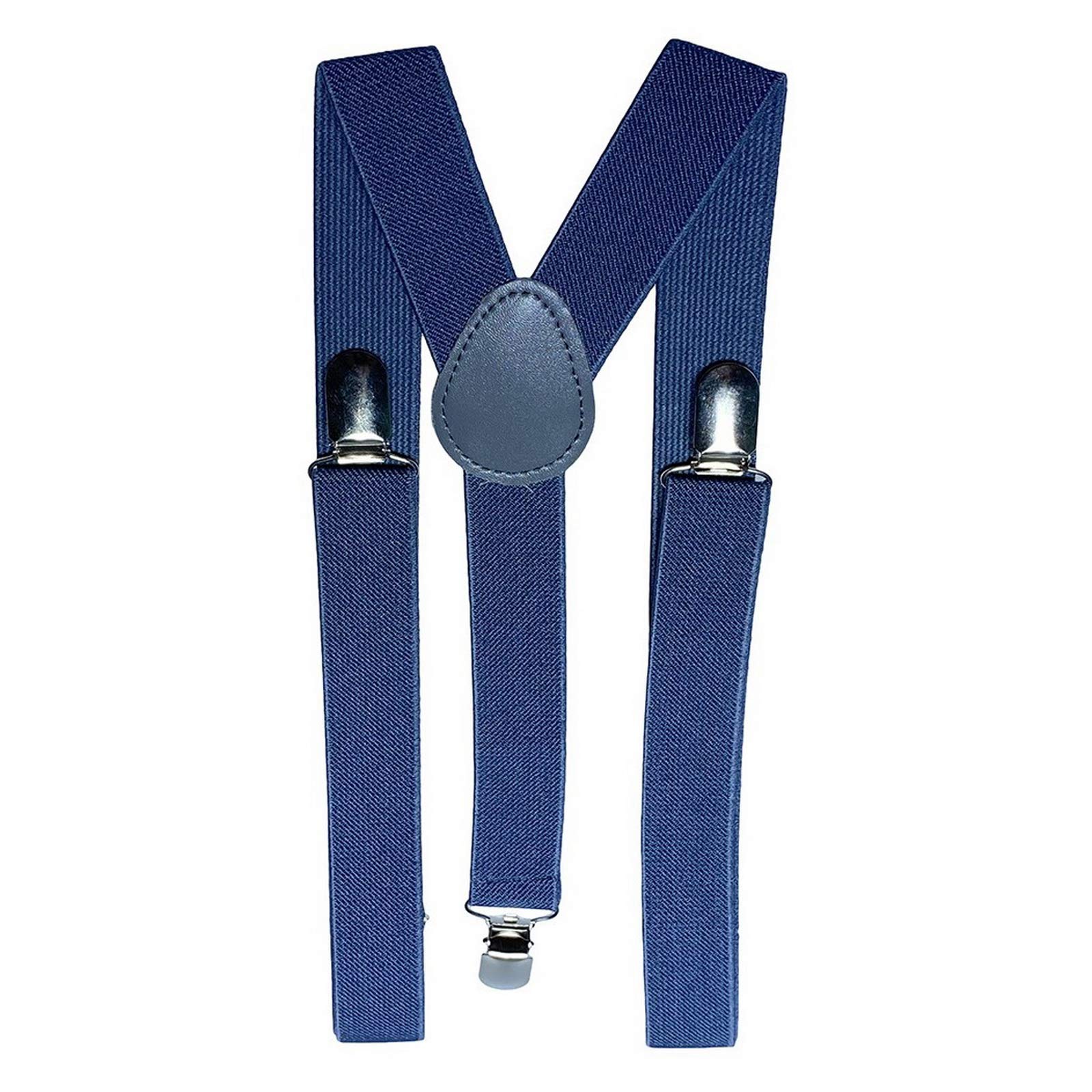 Tirantes elásticos anchos ajustables en forma de Y con 3 clips fuertes, para mujer, niños y niñas.