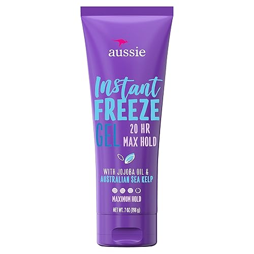 Aussie Instant Freeze Hair Gel with Jojoba Oil & Sea