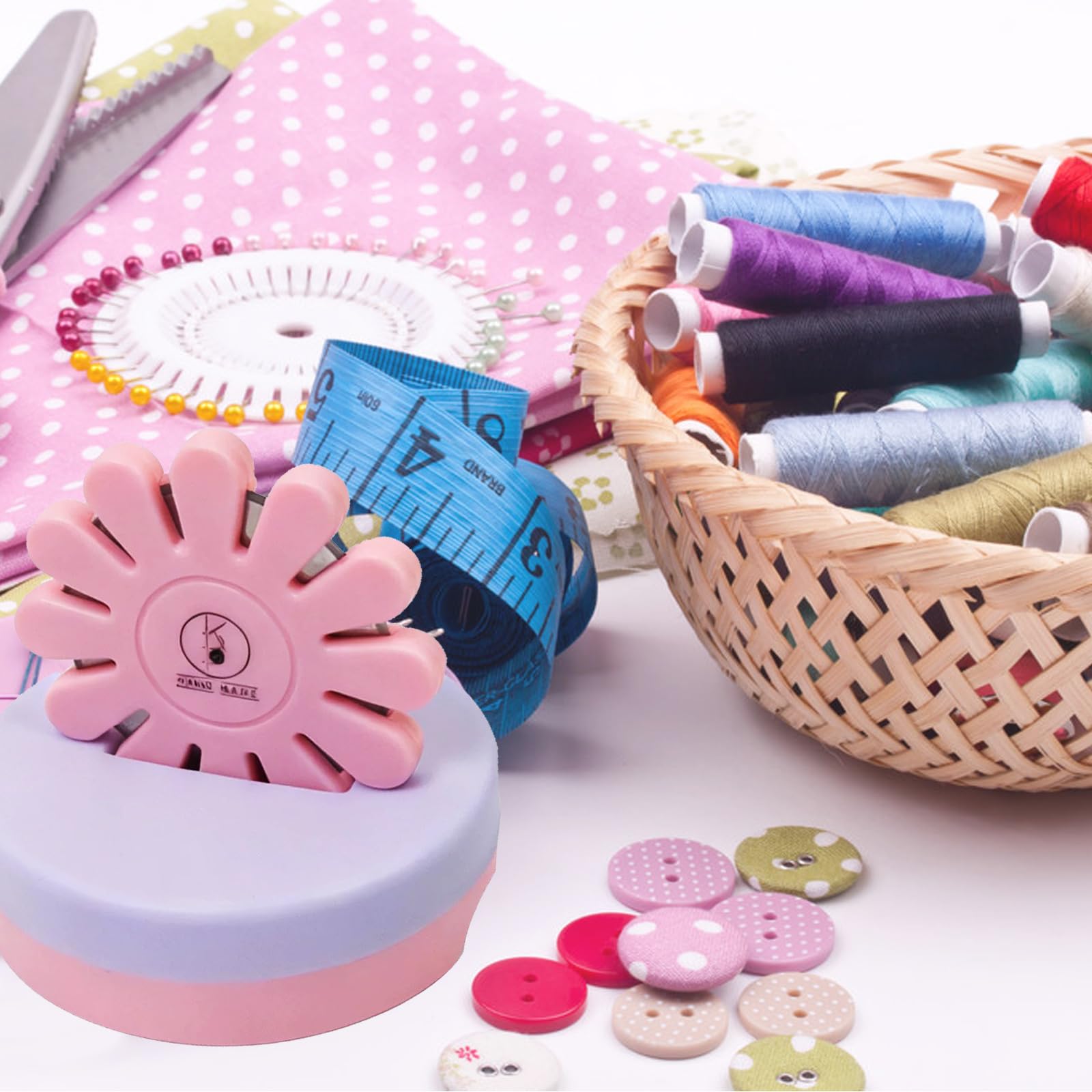 Sewing Thread Cutter - Flower Shape & Magnetic Holder -6 Sewing Thread Cutter - Flower Shape & Magnetic Holder -6