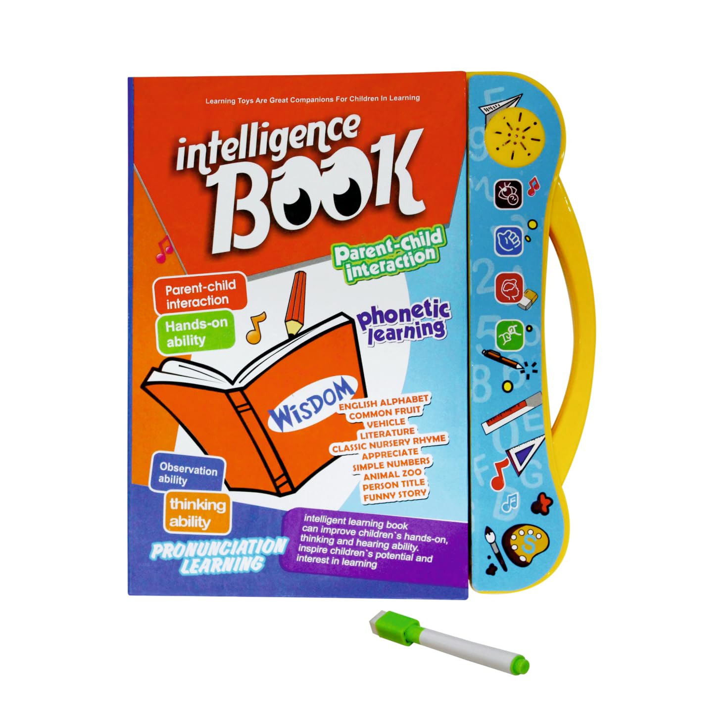 KIDIGO Intelligence E-Learning Book Phonetic Learning Fun Educational Activities E-Learning Book for Toddlers (E-Learning Book)