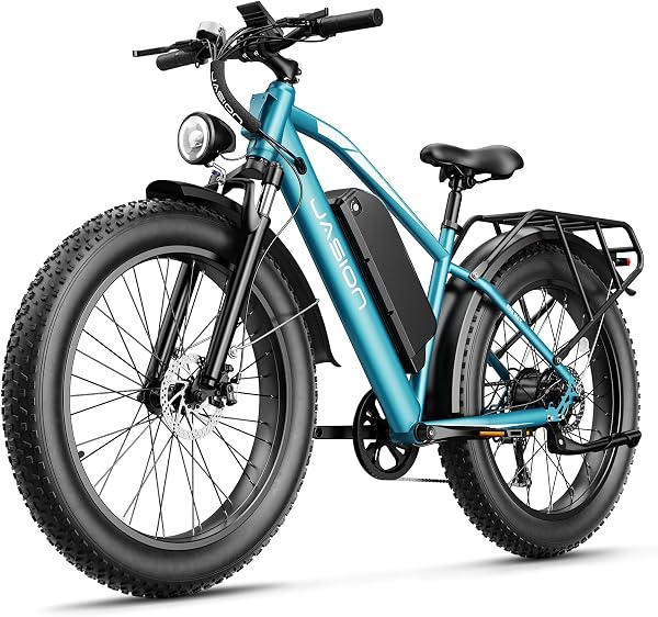 Jasion EB5 MAX Ebike for Adults with 1500W Peak Motor,720 Wh Removeable Battery, 26 Fat Tire Electric Mountain Bike, 28+