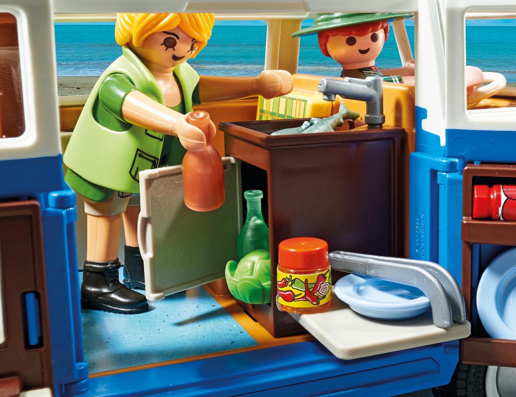 Playmobil VW T1 Campingbus, Blau