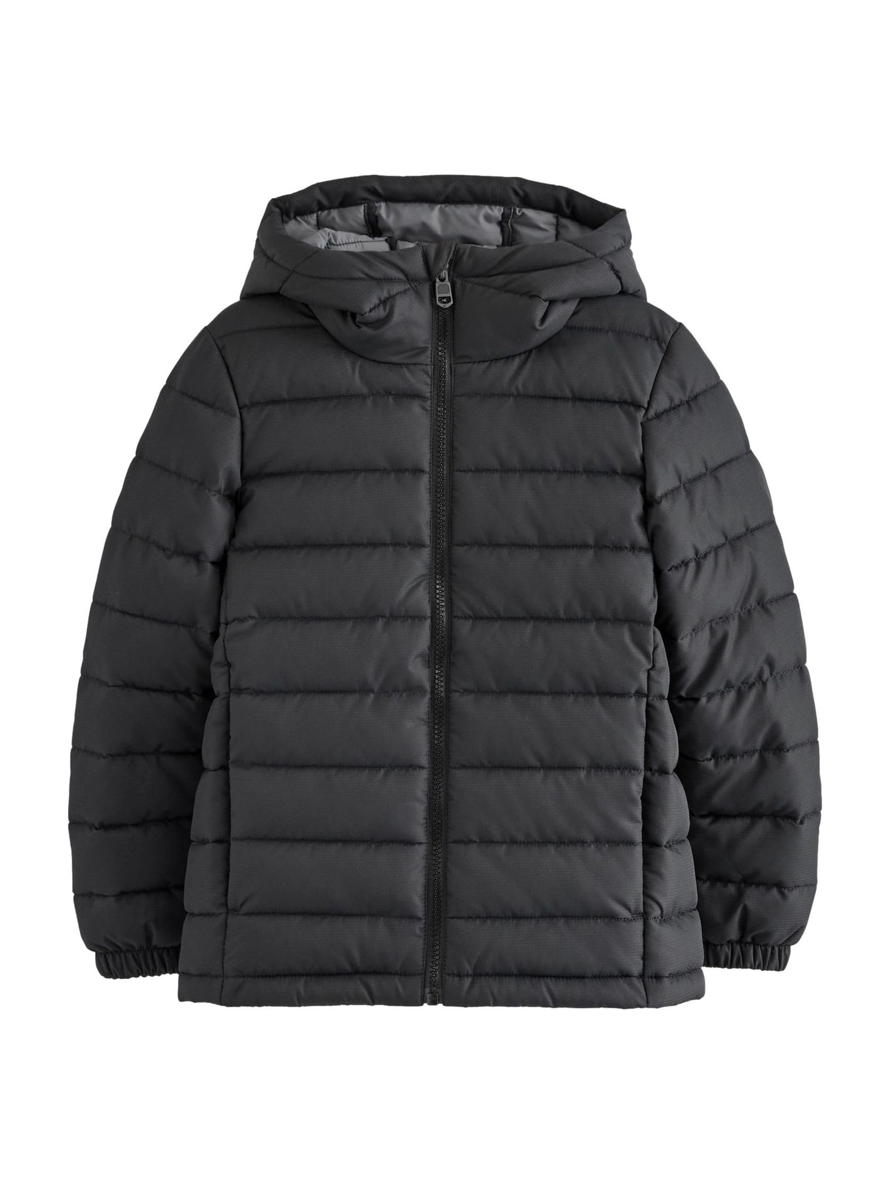 NEXT Niños Chaqueta acolchada con capucha de grosor medio Negro 8 Años