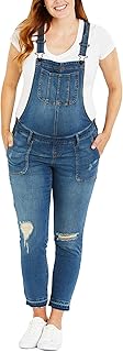 Motherhood Maternity Women's Side Panel Skinny Ankle Length Denim Overalls Price In India