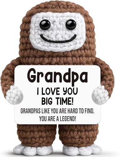 Funny Crochet BigFoot Grandpa Gifts - Father's Day Gifts For Grandfather