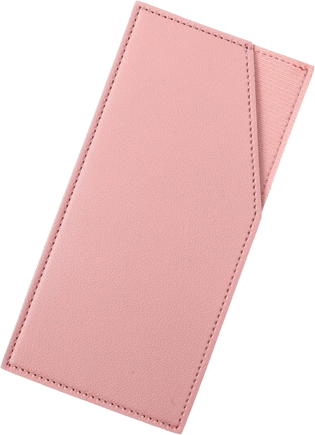 Cash Holder, PU Leather Wallet Reusable Money Clip Card Organizer for Women & Men - Budget Bill Receipt Pocket, Pink
