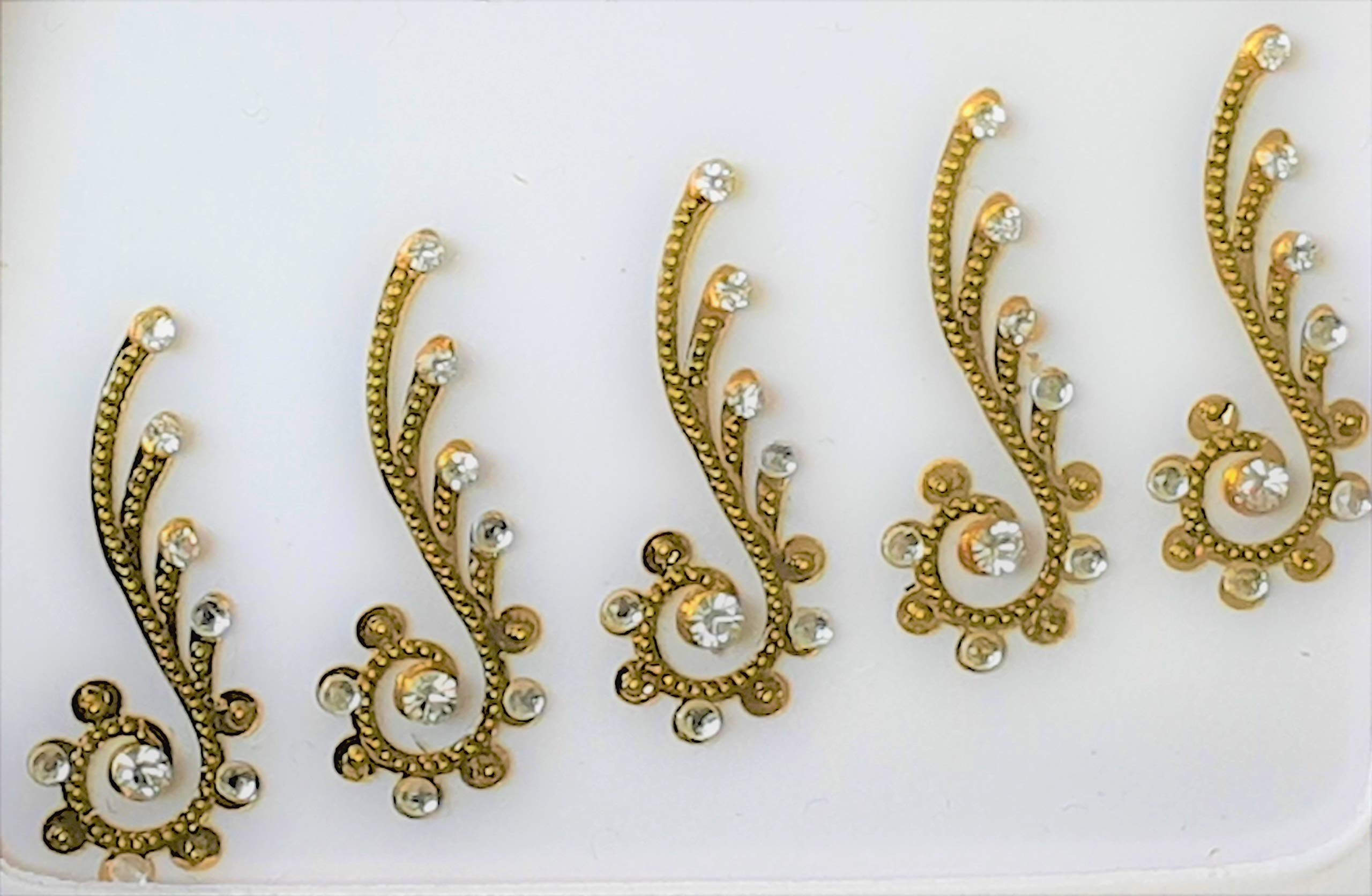 Aashlesha BG039 - Long Bronze Gold Bindis