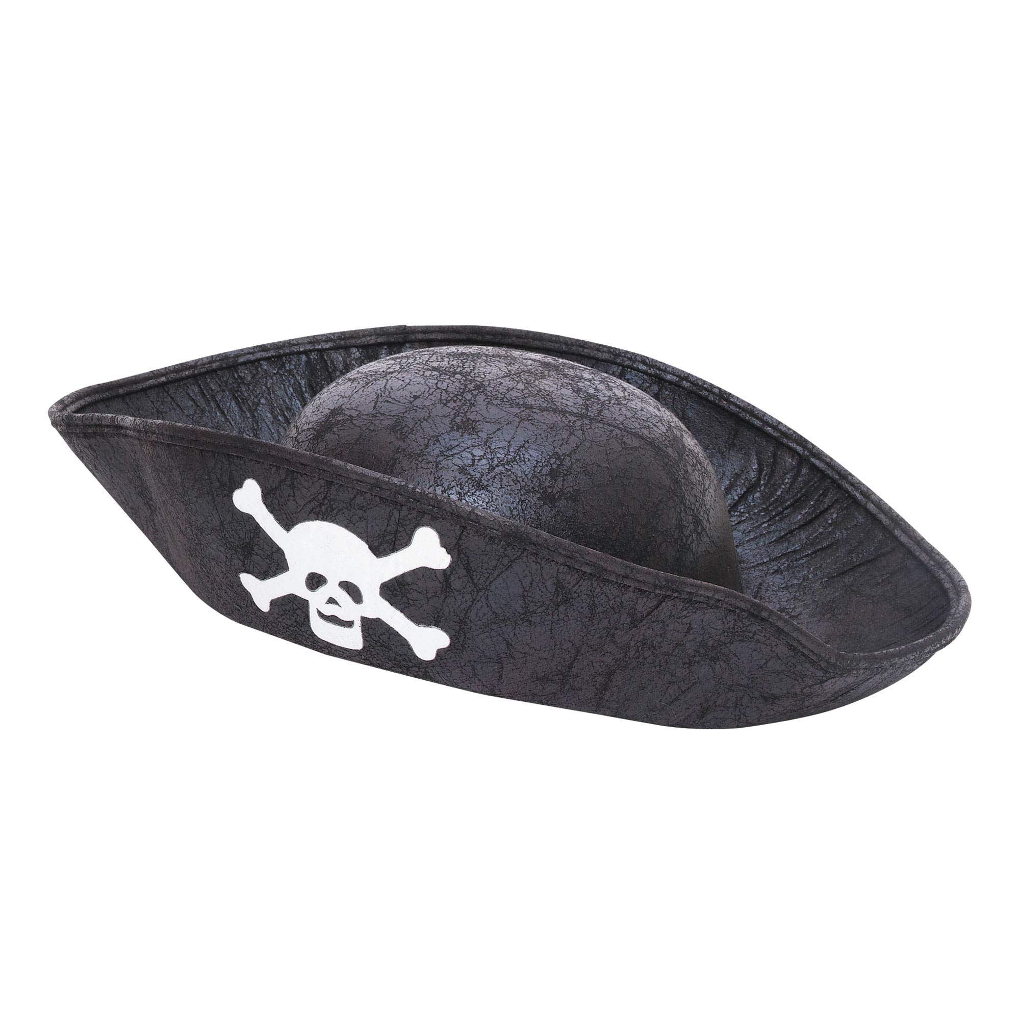 Bristol Novelty BH561 Pirate Hat Black Childs, Unisex, One Size Halloween
