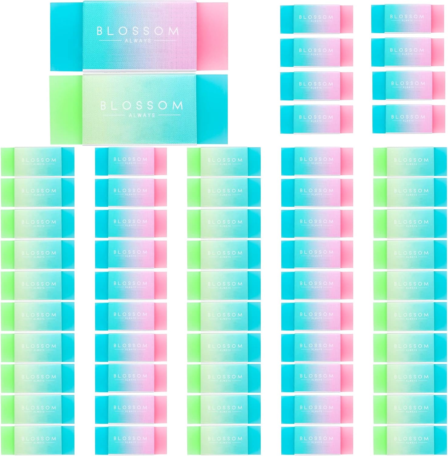 FunBlast Rainbow And Unicorn Erasers For Kids - Colorful Pencil Erasers