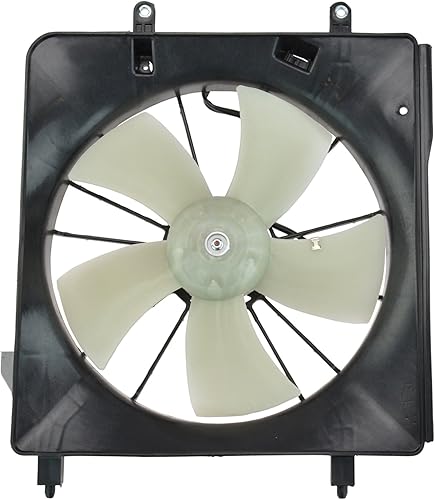 Vista 111 de TRQ Conjunto de ventilador de enfriamiento dual para radiador Compatible con 2004-2006 Lexus ES330 Toyota Camry 2004-2008 Solara LX3115111