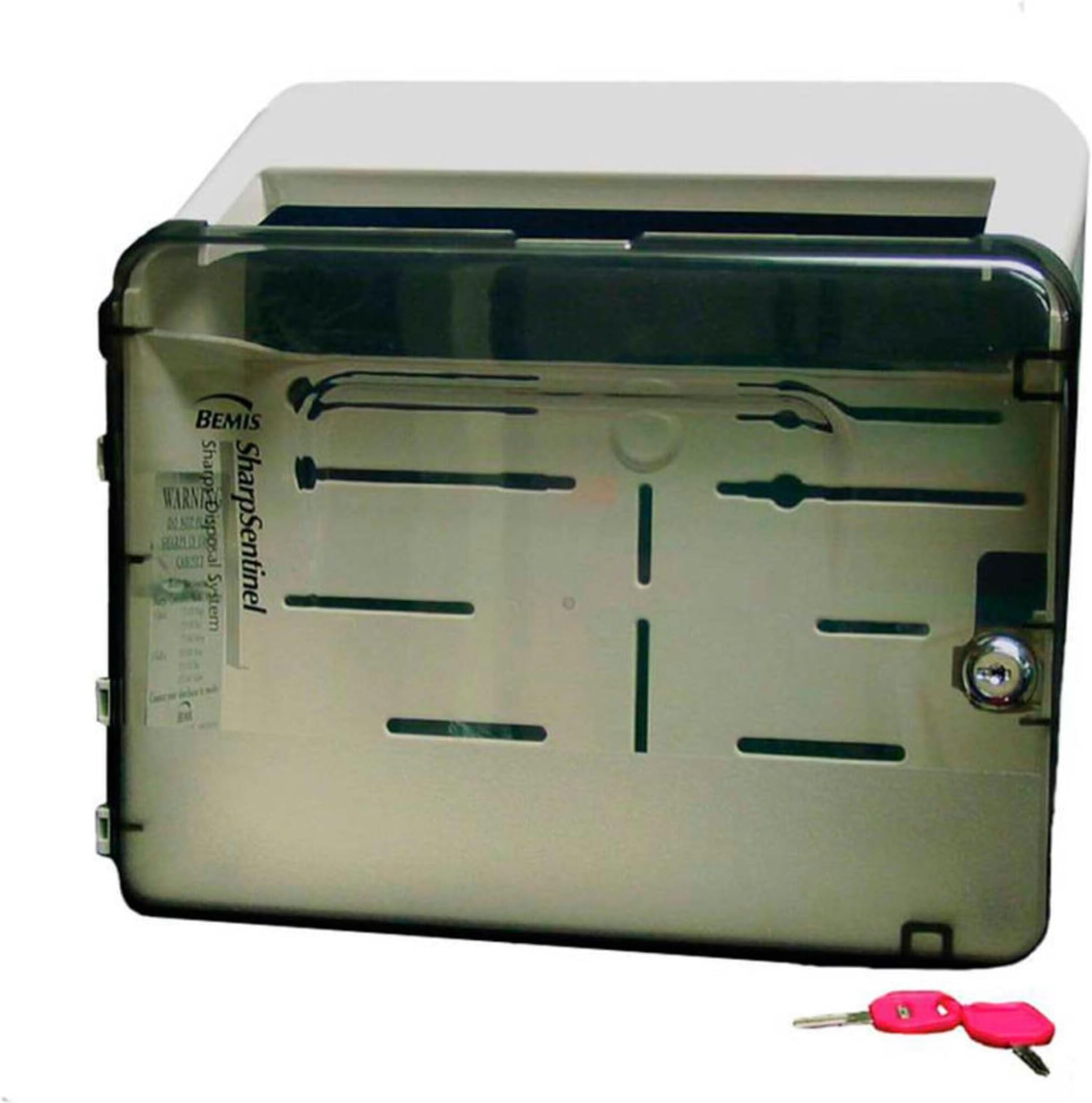 Bemis 1051 PSHARP5 5 quart sharps container wall cabinet enclosure 175 020