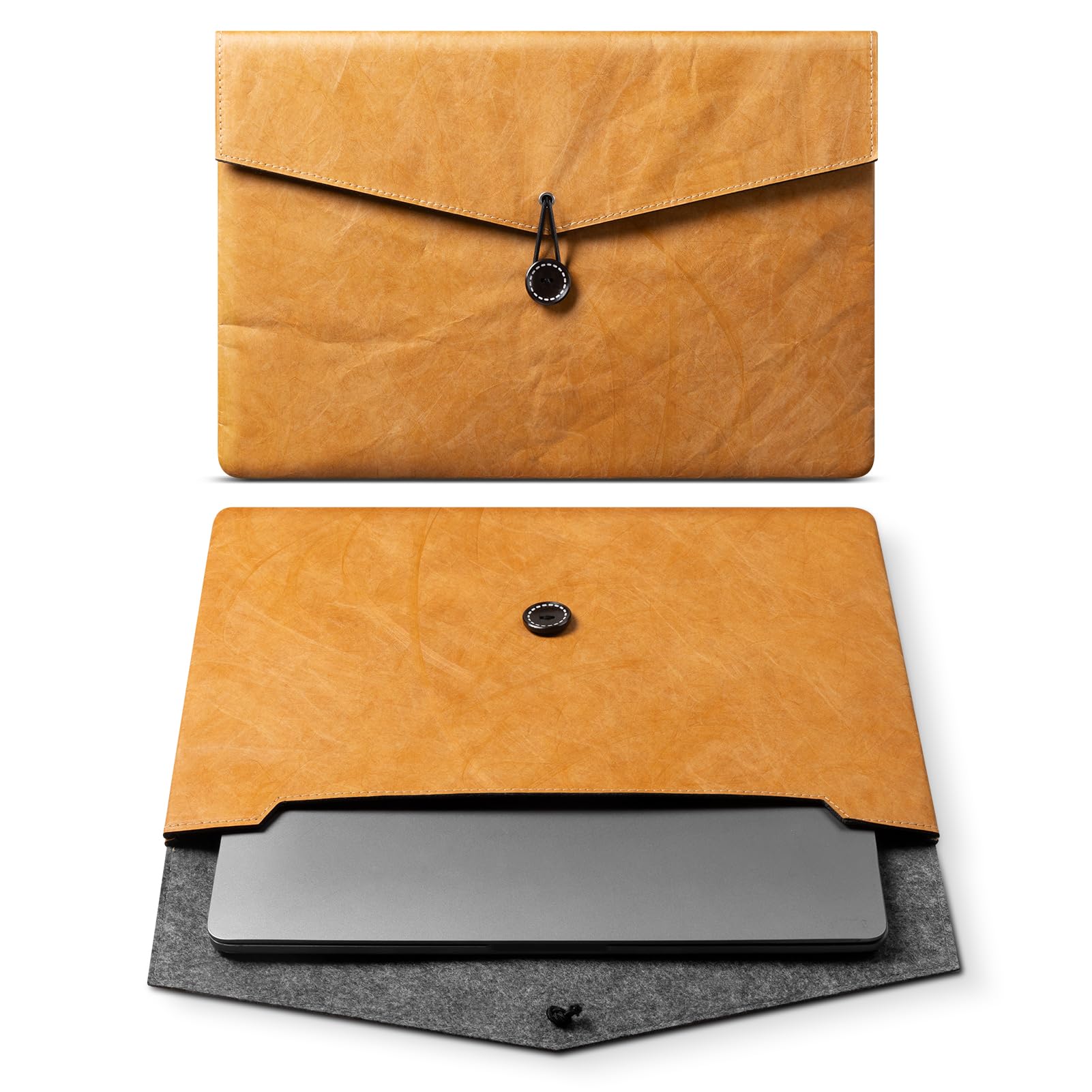 VULKIT Envelope File Document Folder Travel Document Organizer for Business Travel, Eco-Friendly & Durable Laptop Sleeve,A4 Document Holder File Organizer Filing Envelope Portfolio