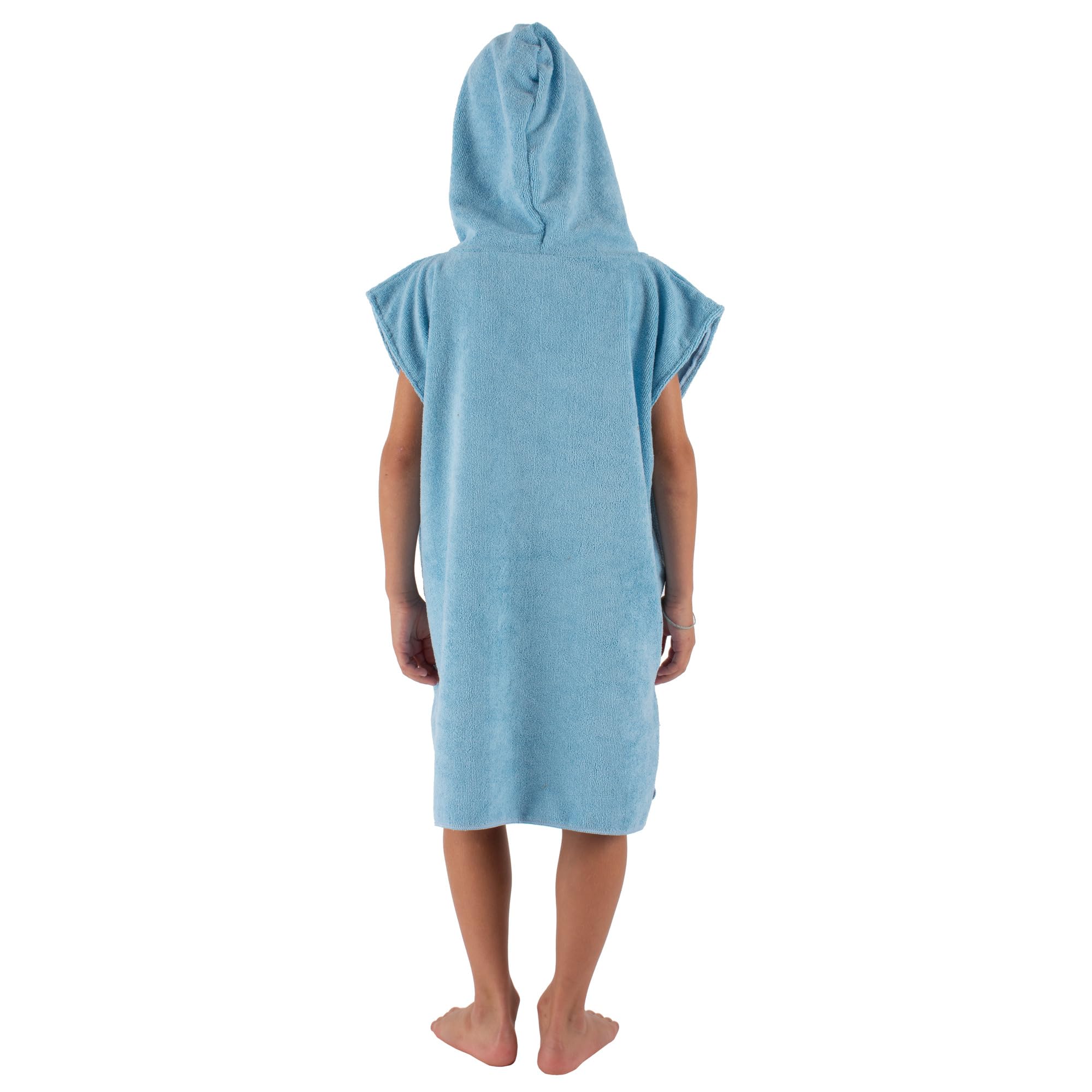 SEAC Poncho Surf Junior in Microfibra per Bambini | Asciugamano Accappatoio con Cappuccio Super Assorbente | Ideale per Mare, Piscina e Sport Acquatici