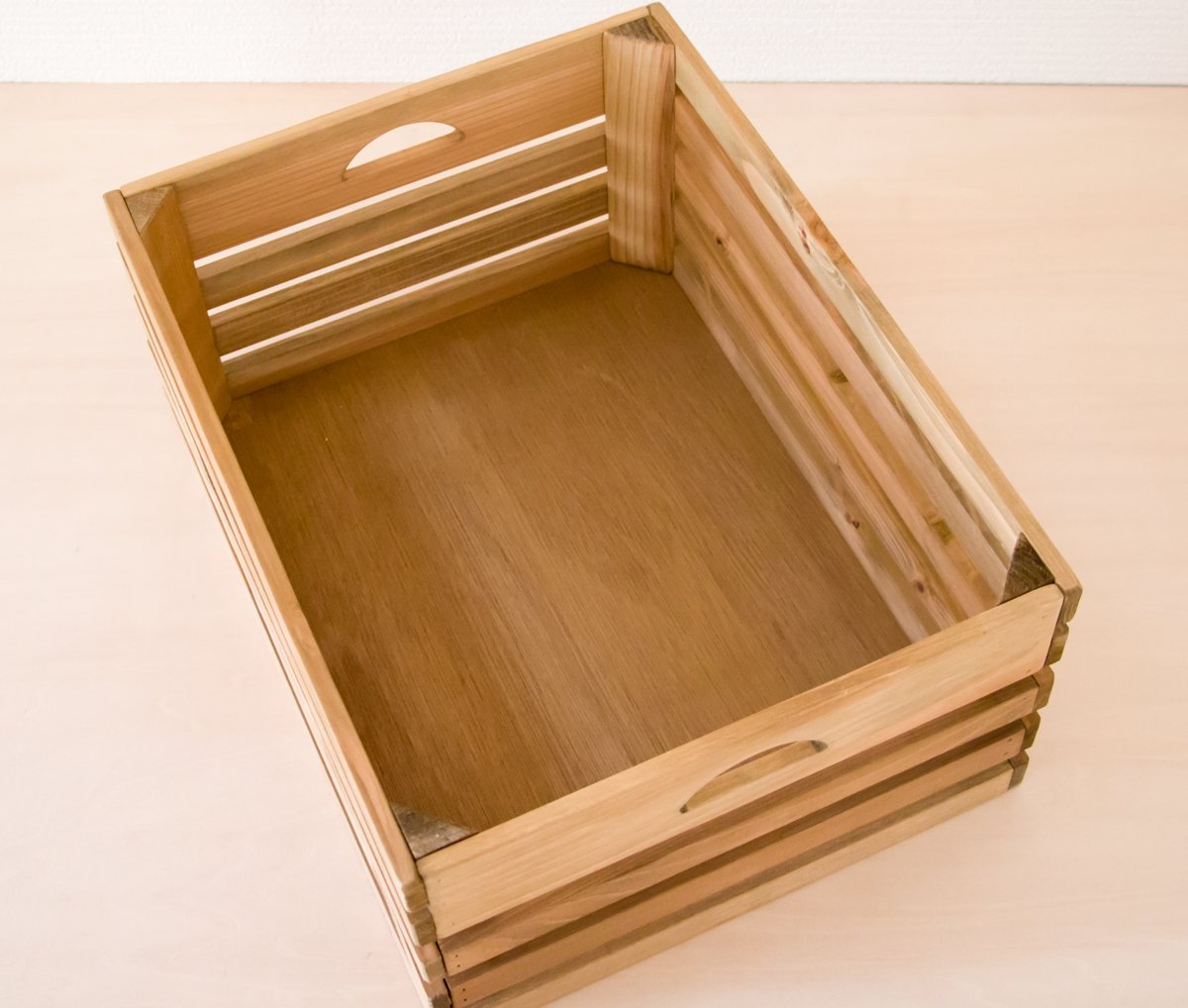 Amazon｜フタ付きボックス 収納木箱 おもちゃ箱 ナチュラル カントリー