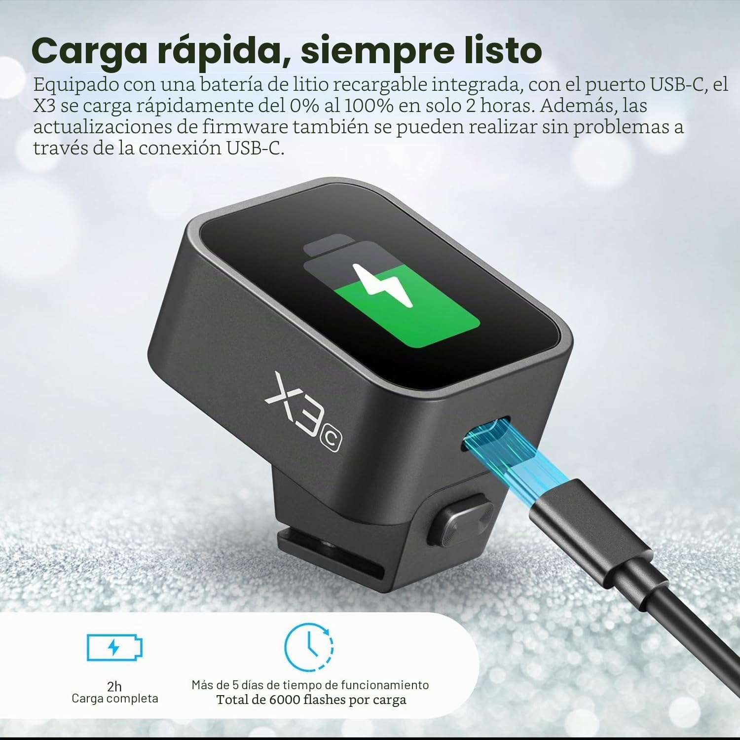 Godox X3S x3s x3-s Disparador de Flash inalámbrico TTL Compatible con cámara Sony Transmisor de Flash con Pantalla táctil OLED (GODOX Xpro-S/XProII-S/X2T-S/versión actualizada)